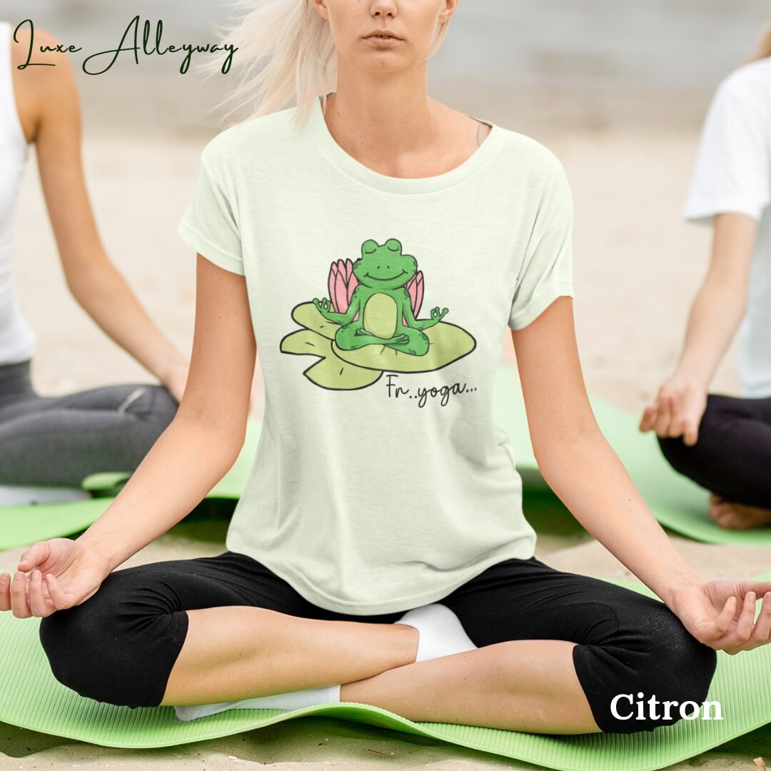 Life Scribbles - Comfort Fit Yoga Gym T-shirt Citron