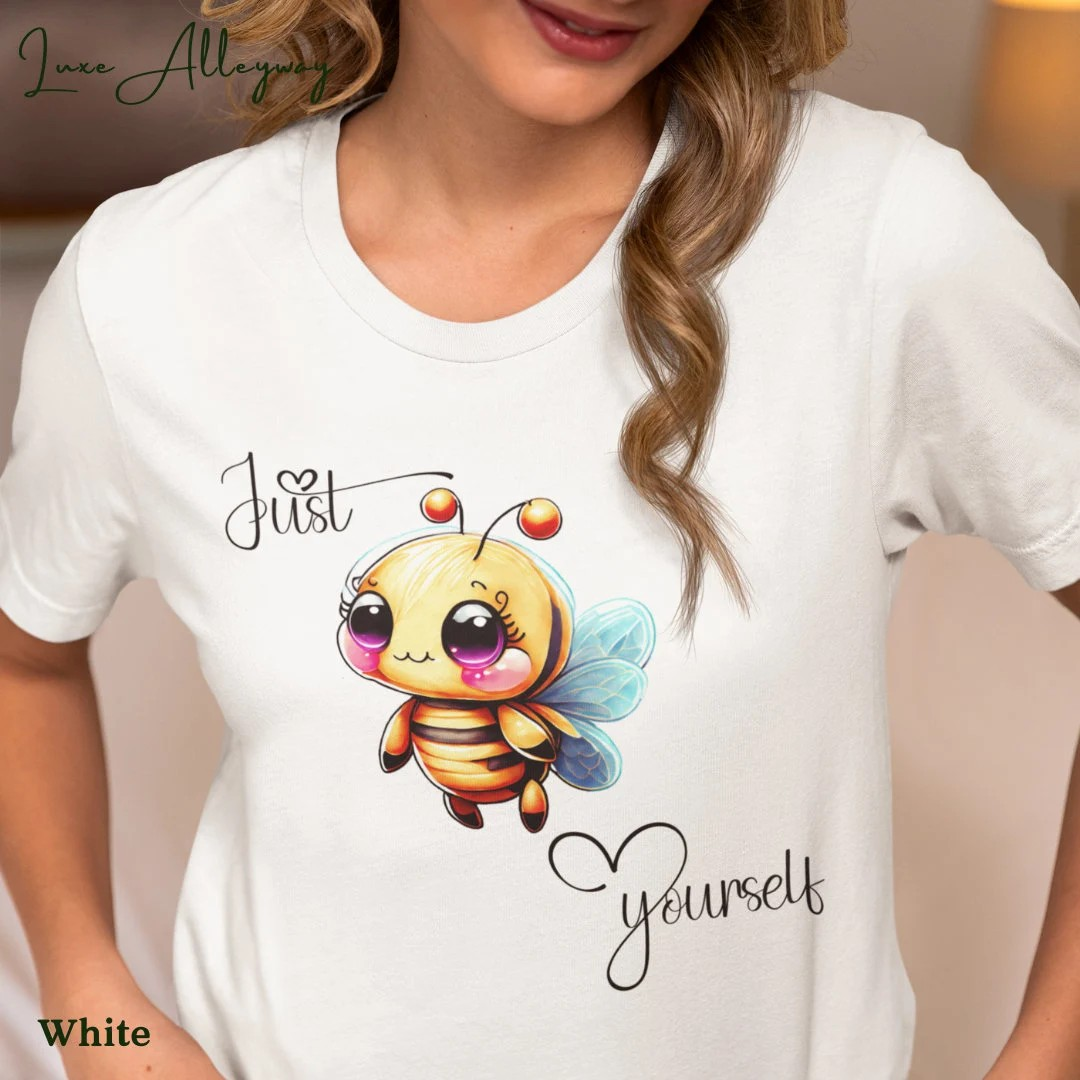 Life Scribbles - White - Nature T-shirts - Bee Confident